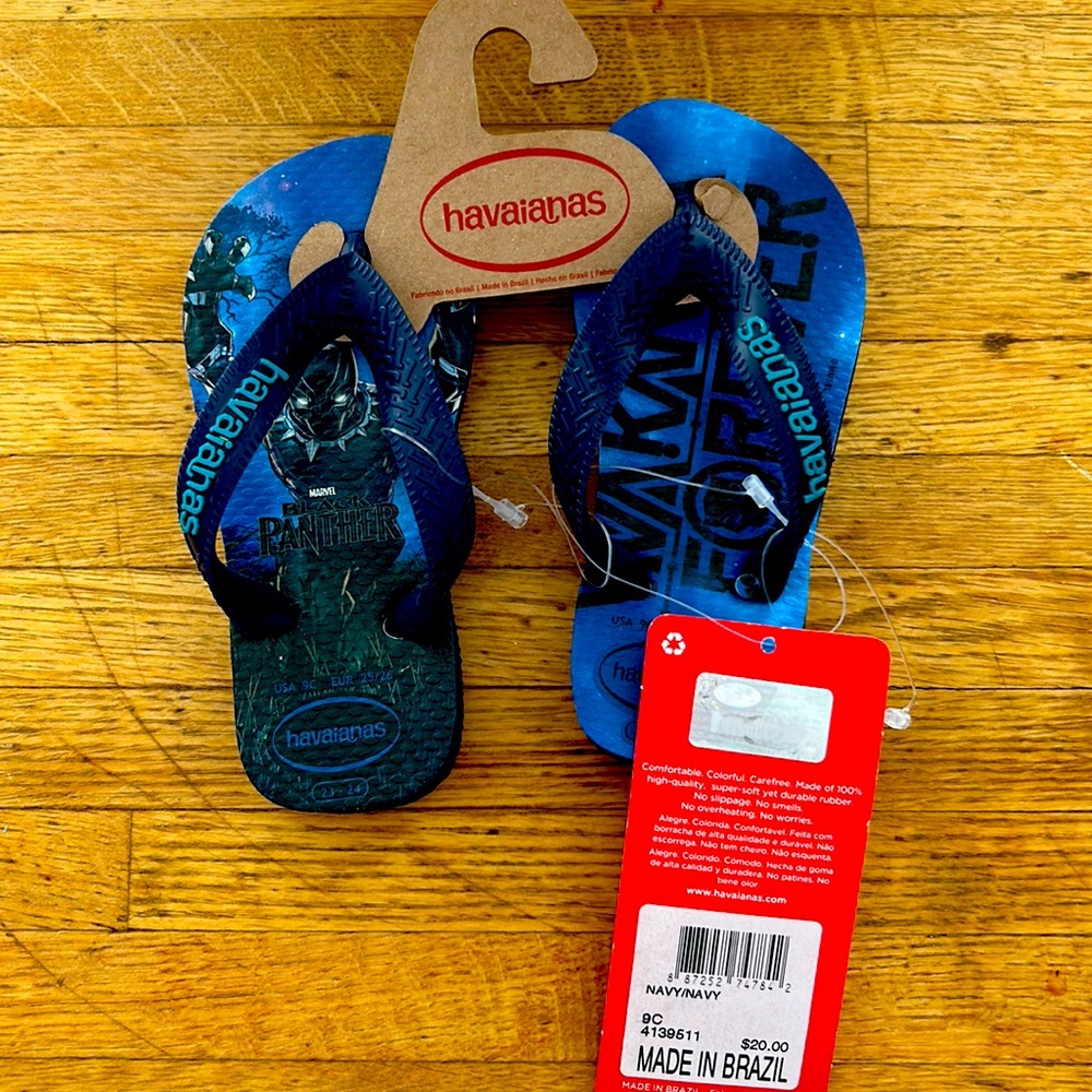 Black panther havaianas